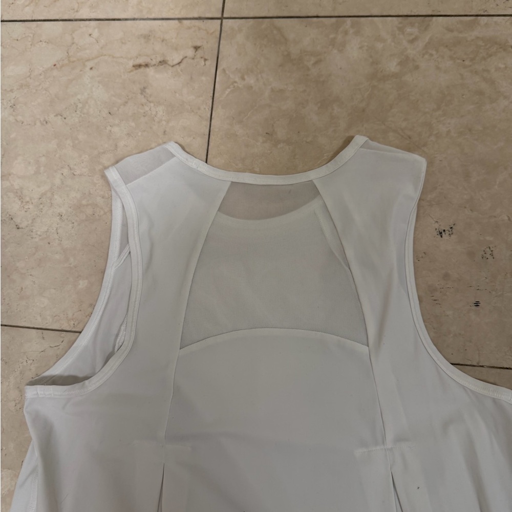 Lululemon Athletica Sheer White Tennis Tank Top - Picture 6 of 10
